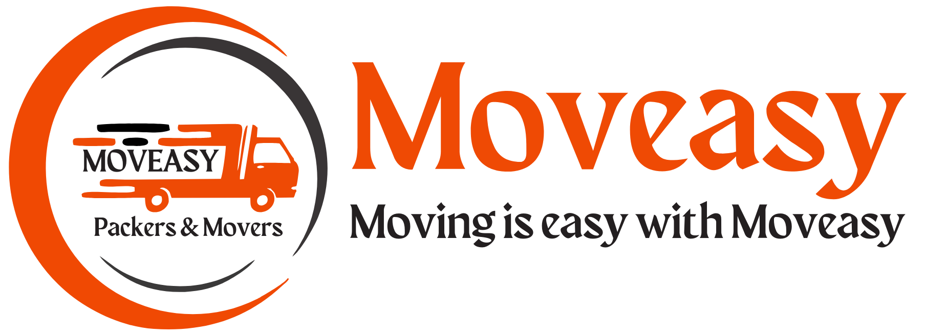 "Moveasy Packers and Movers Bangalore Logo – Trusted Moving, Courier, and Parcel Services"